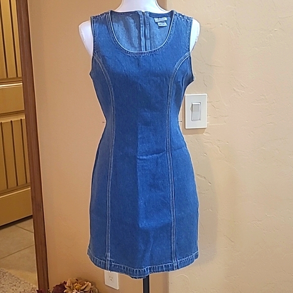 American Eagle Outfitters Dresses & Skirts - AE sz 4 Jean Dress 100% Cotton (zips in back)